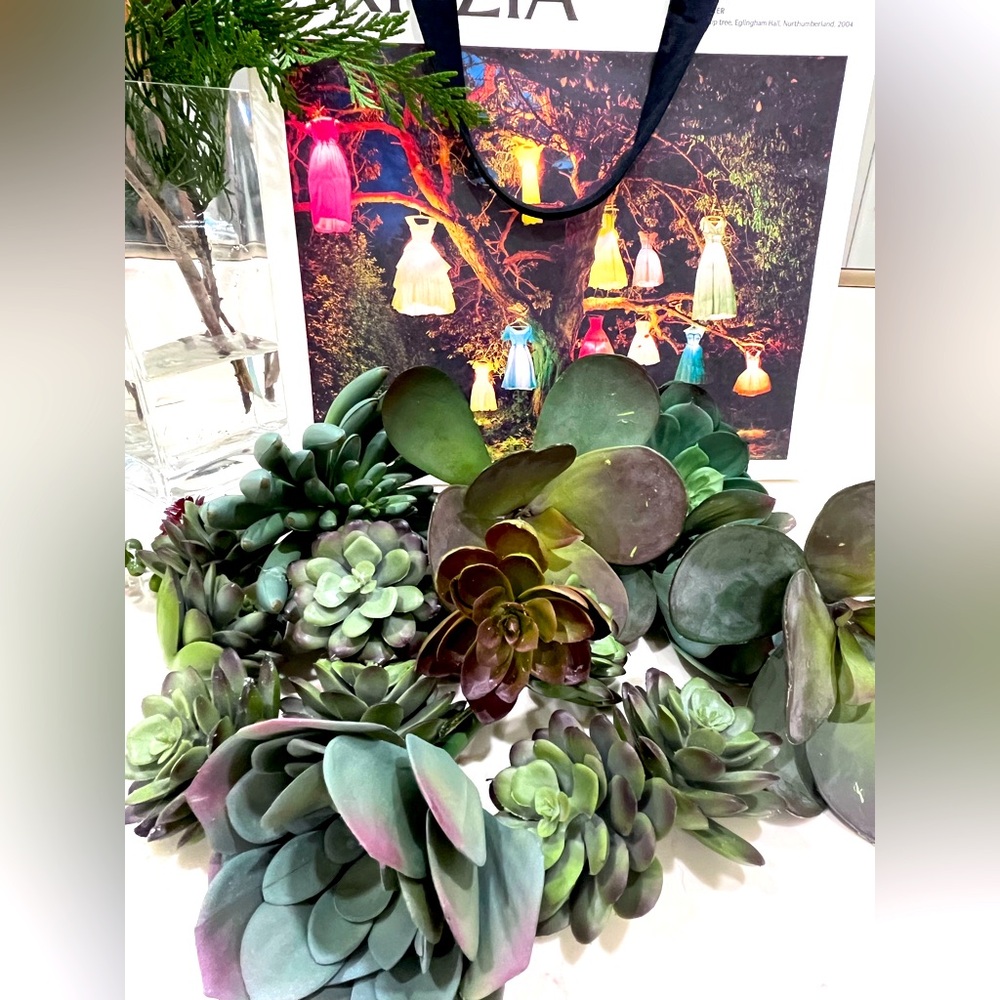 Artificial succulents